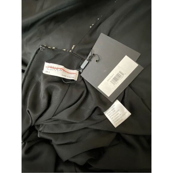 Mac Duggal Long Sleeve Satin Gown size 4 - Picture 14 of 14